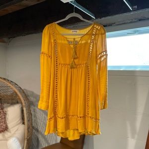 Listicle Bright Yellow Dress